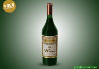 Wine Bottle Mockup