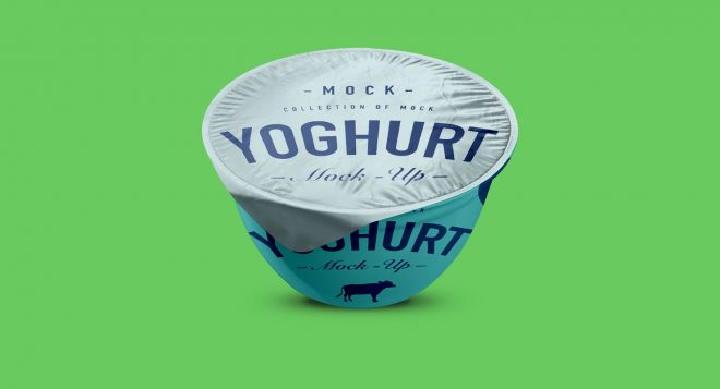 Download Yogurt Packaging Mockup PSD Free Download - Graphic Cloud