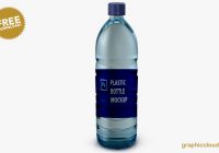 water bottle label mockup psd