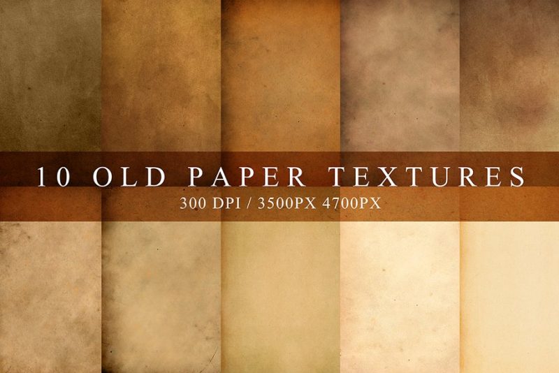 10 Old paper Textures