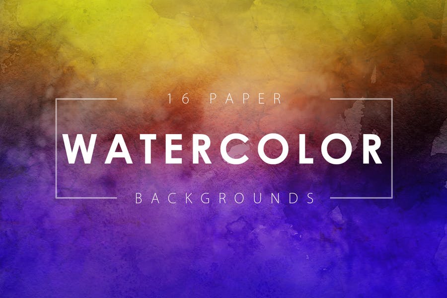 16 Water Color Backgrounds