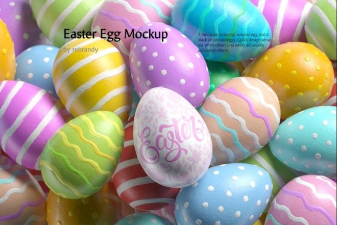 Download 9+ Realistic Easter Egg Mockup PSD Download (2020 ...