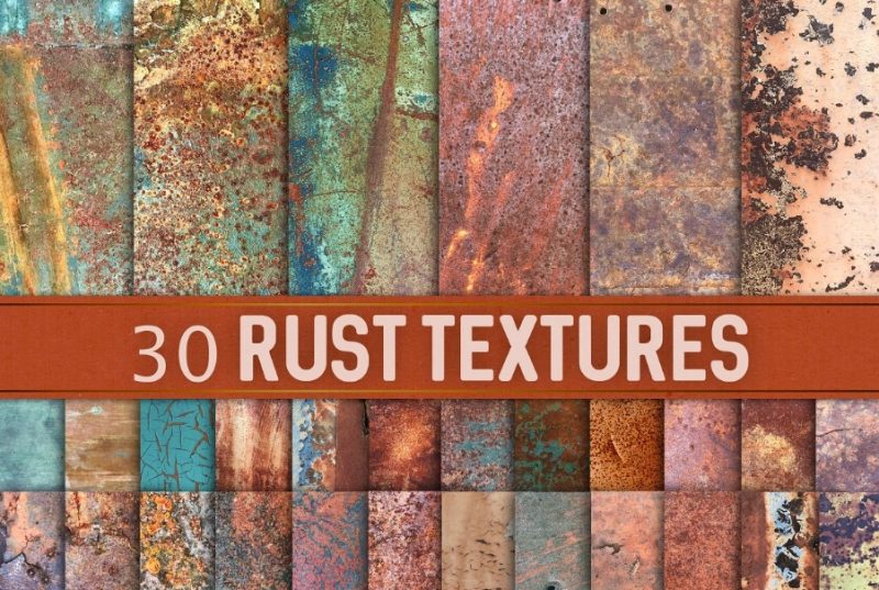 30 Rust Metal Backgrounds