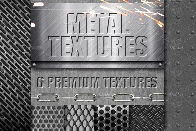 6 High Resolution Metal Textures