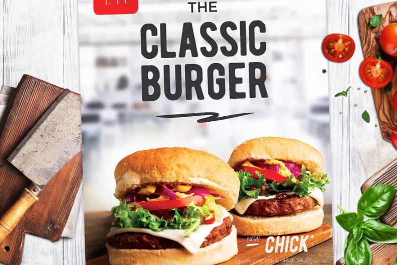 Beautiful Burger Flyer Template