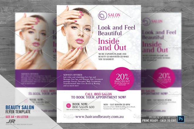 15+ Makeup Flyers Templates PSD Formats - Graphic Cloud