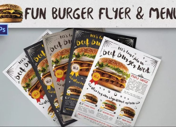 23+ Burger Flyer Templates PSD and AI Editable
