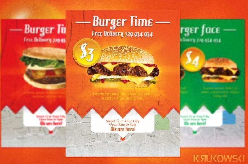 Burger Fast Food Flyer