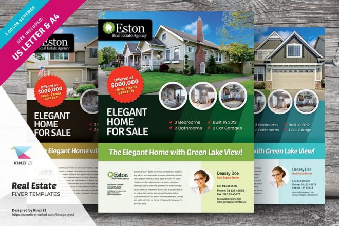 21+ Unique Real Estate Flyer Templates PSD, AI Editable - Graphic Cloud