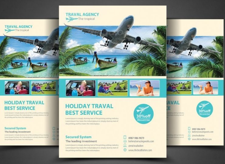 19+ Travel Flyers Template for Business Promotion