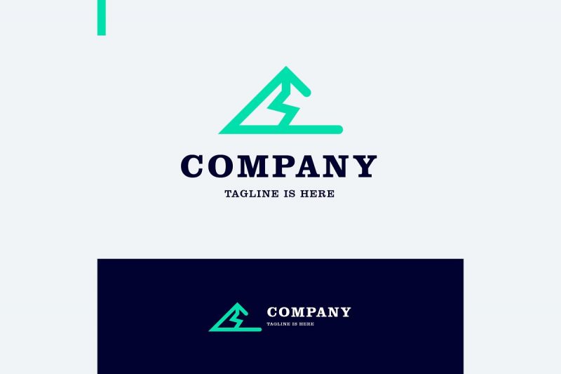 Creative Mountain Logo Branding Design