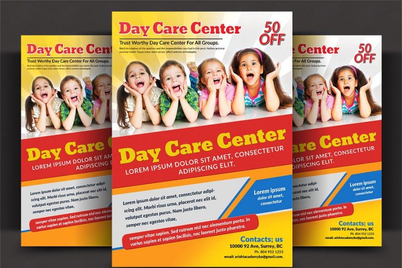 Customizable Daycare Flyer Template