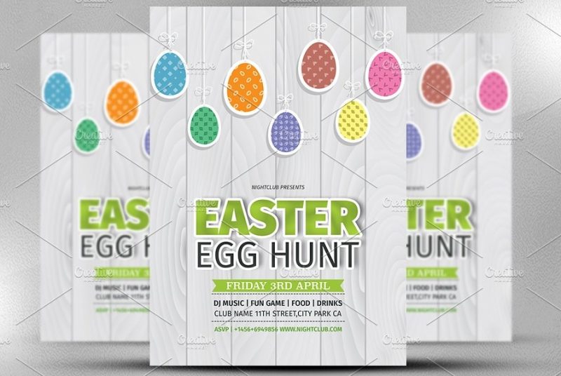 Customizable Easter Flyer Template