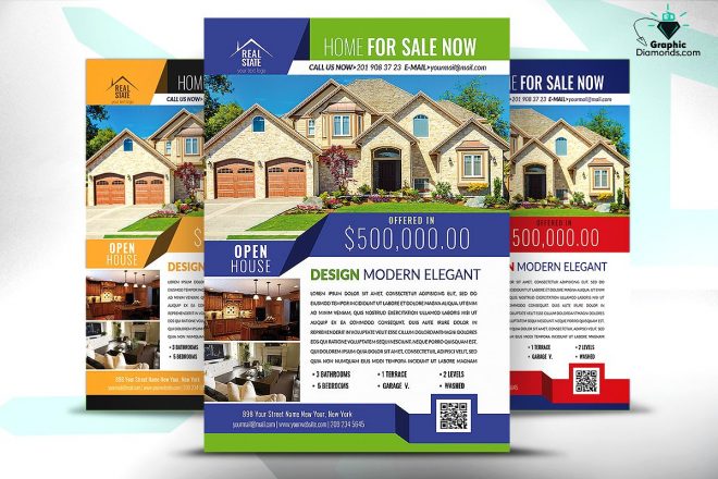 21+ Unique Real Estate Flyer Templates PSD, AI Editable - Graphic Cloud