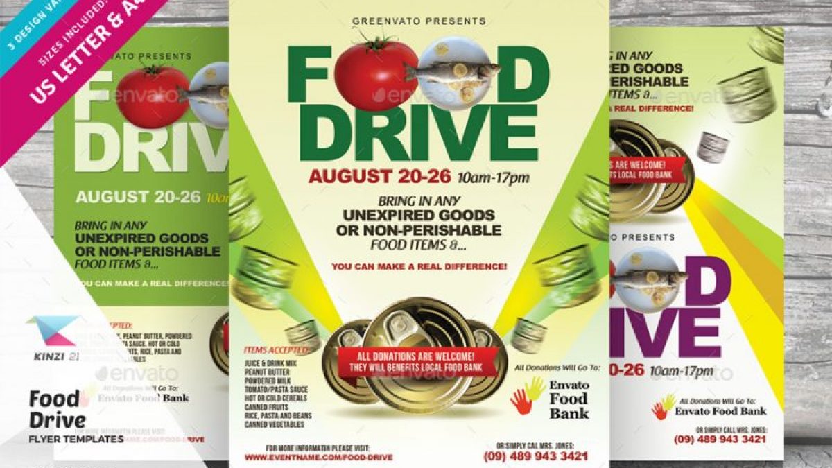 20+ Food Drive Flyers Template PSD and Ai Format - Graphic Cloud With Regard To Food Drive Flyer Template