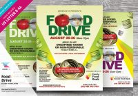 Food Drive Ad Flyer Template