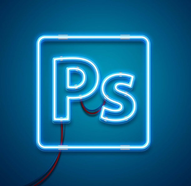 Free Neon Logo Mockup