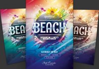 Futuristic Beach Flyer