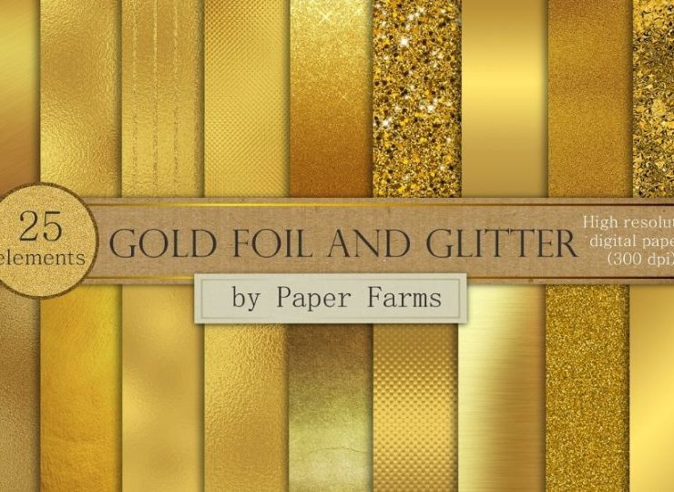 15+ Best Gold Foil Textures Free Download