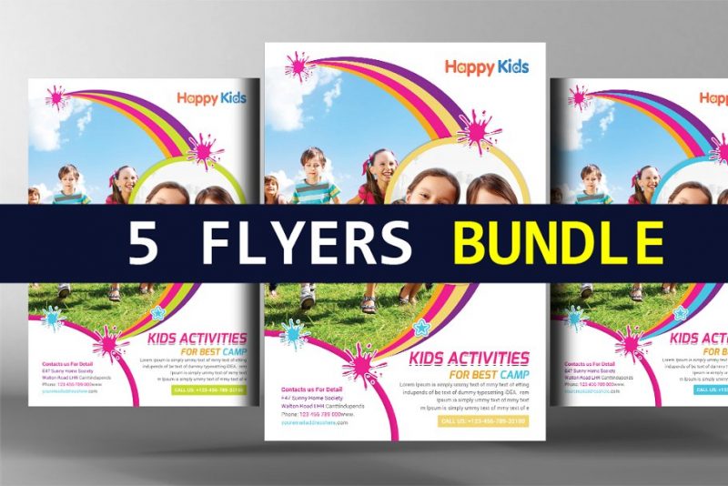 Kids School flyer Bundle