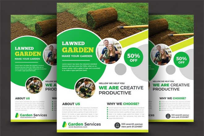 11+ Lawn Care Flyer Templates PSD, Ai, and Word - Graphic Cloud