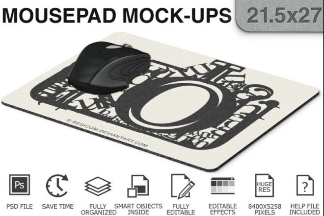 Download 15+ Round and Square Mouse Pad Mockup PSD - Graphic Cloud