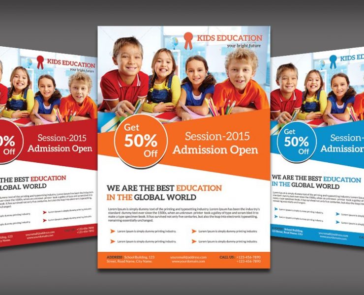 22+ Best School Flyers Template PSD and AI