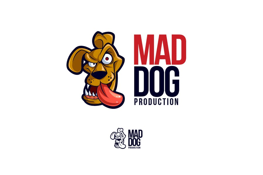 Mad Dog Logo Type Design