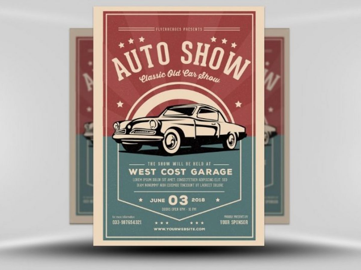 22+ Car Show Flyers PSD and Ai Templates - Graphic Cloud Pertaining To Car Show Flyer Template