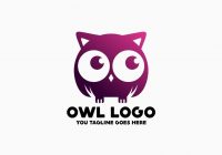 Owl Eyes Logo Template