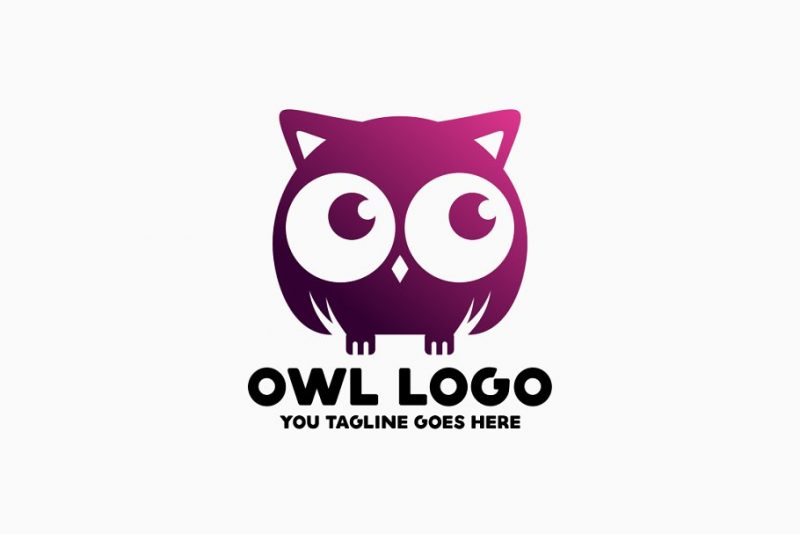 Owl Eyes Logo Template