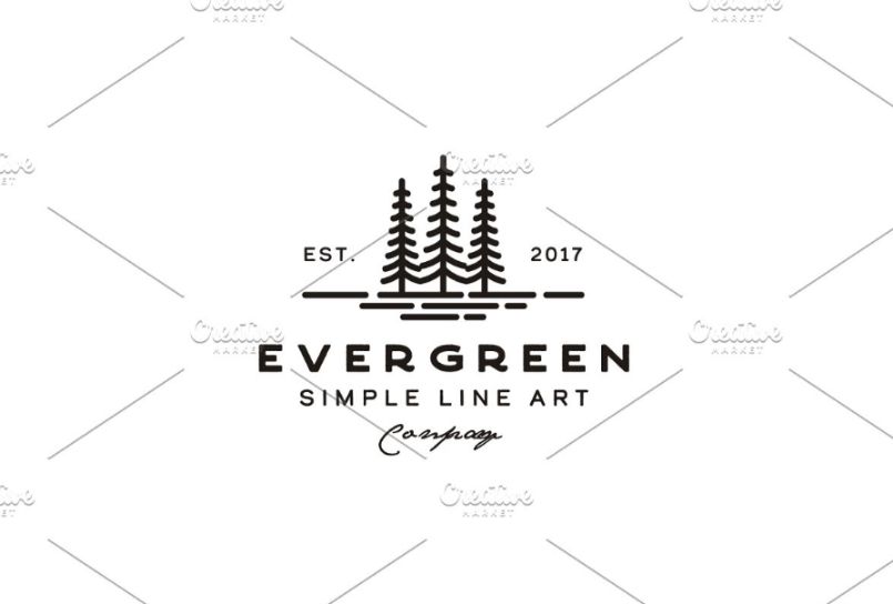 Pine Tree Logo Designs