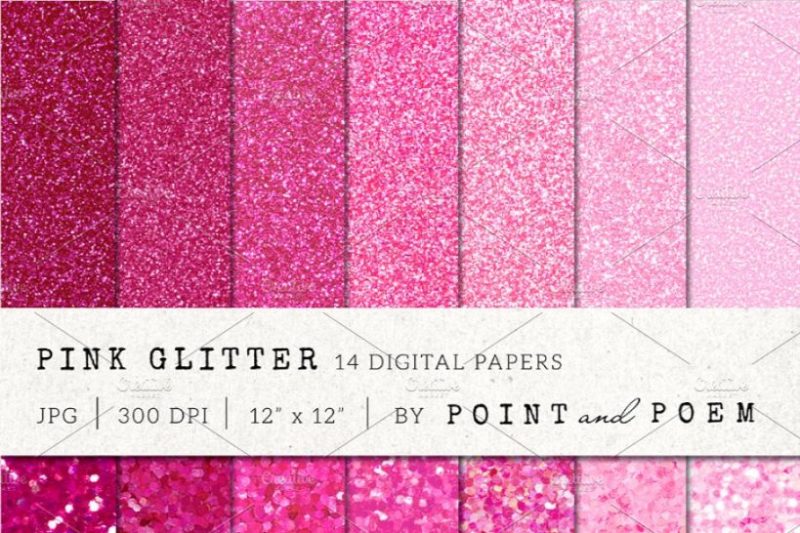 Pink Glitter Texture Backgrounds