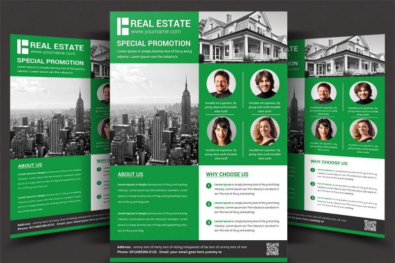 Real Estate Company Flyers