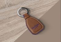 Realistic Keychain Mockup PSD