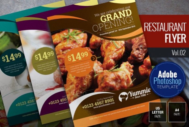Restaurant Grand Opening Flyer