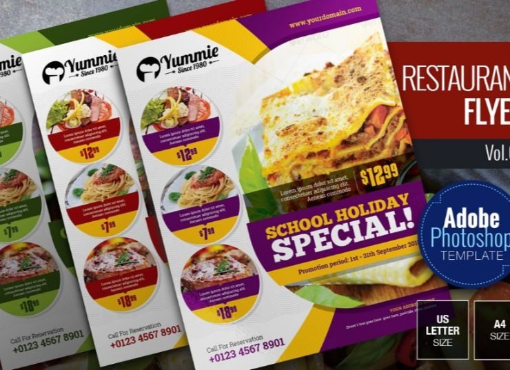21+ BEST Restaurant Flyers Template PSD, Ai and EPS
