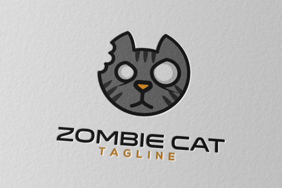 Spooky Cat Logo Idea