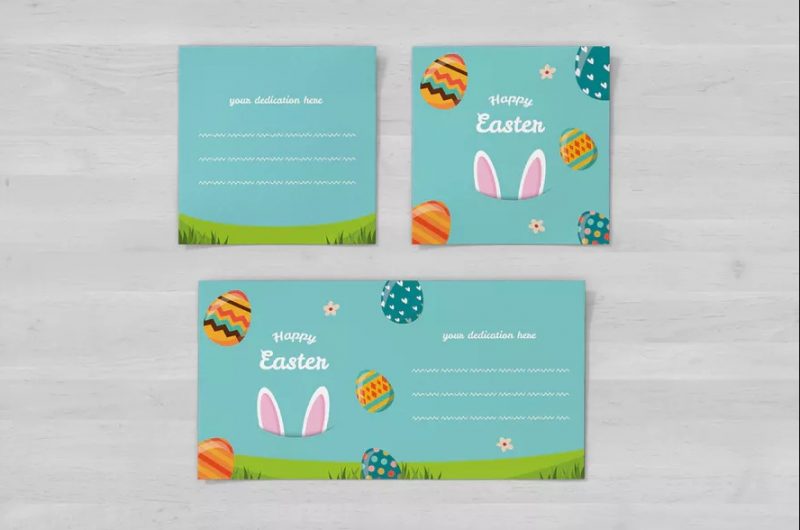 Square Easter Invite Template