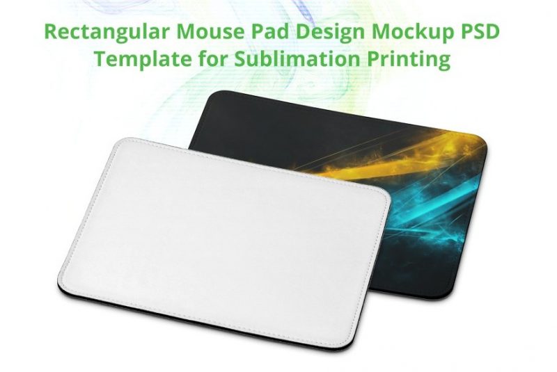 Sublimation Mousepad Mockup PSD