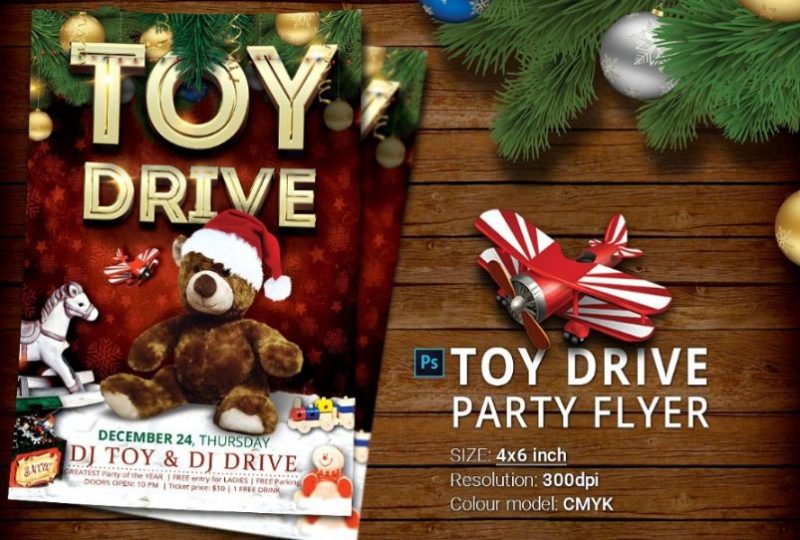 Toy Drive Flyer Templates