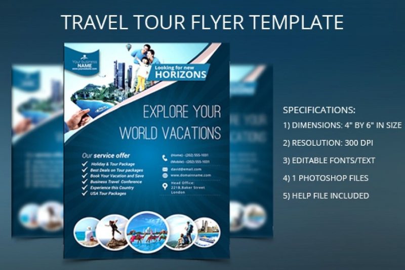 Travel Tours Flyer Template