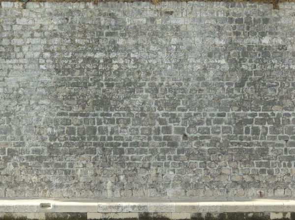Uneven Grey Stone Wall Background