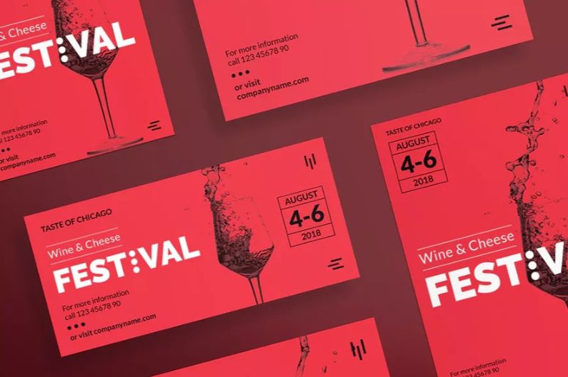 Wine Festival Flyer Template