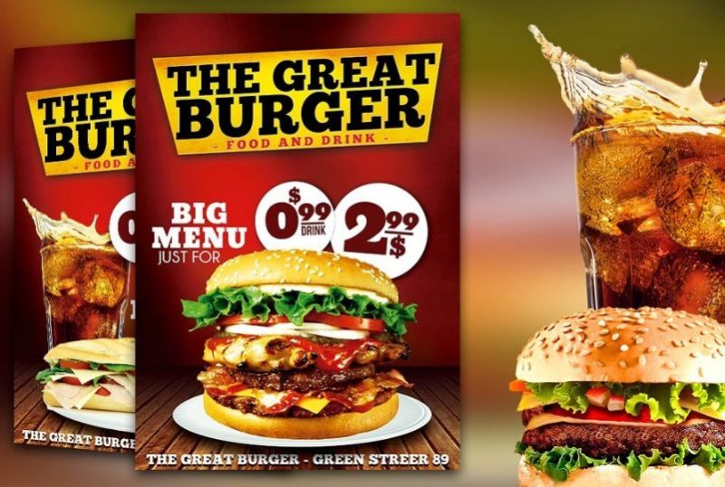 fast Food Flyer Template