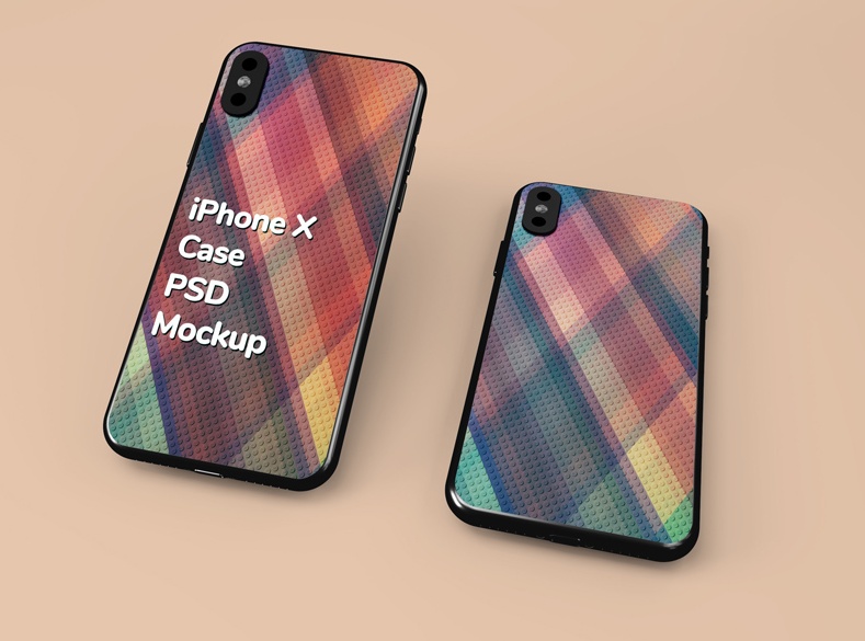 iPhone X Case Branding Mockup