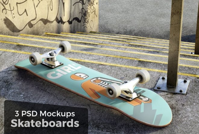 19+ Best Skateboard Mockups PSD Download - Graphic Cloud