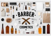 Barber Shop Branding Mockup