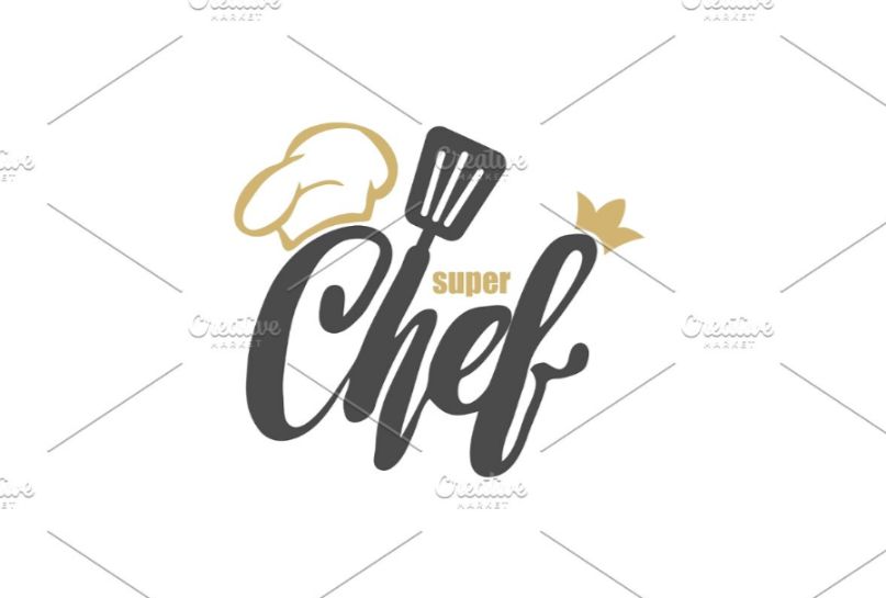 Chef Lettering Logo Design