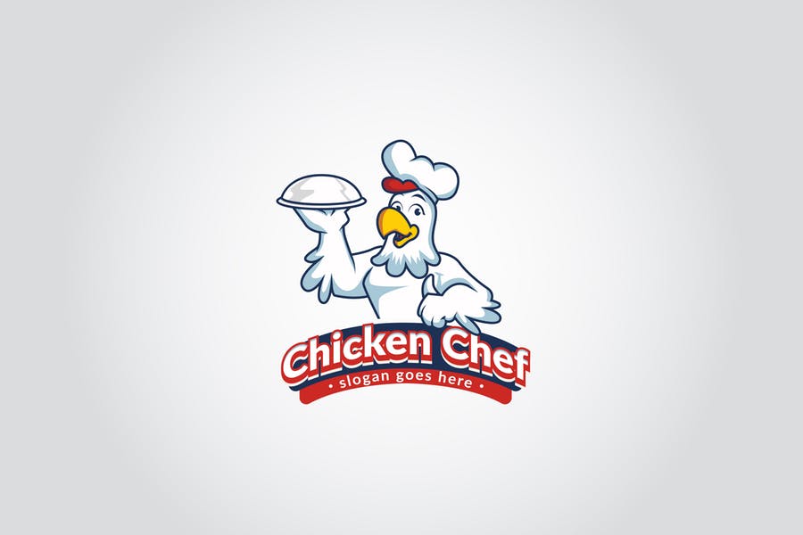 Chicken Chef Logo Template
